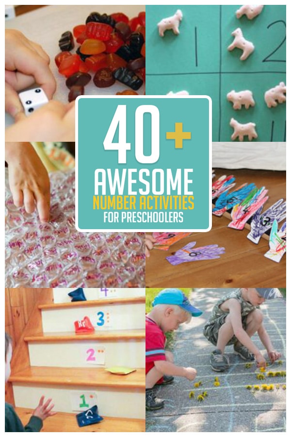 40+ Awesome Number Activities for Preschoolers