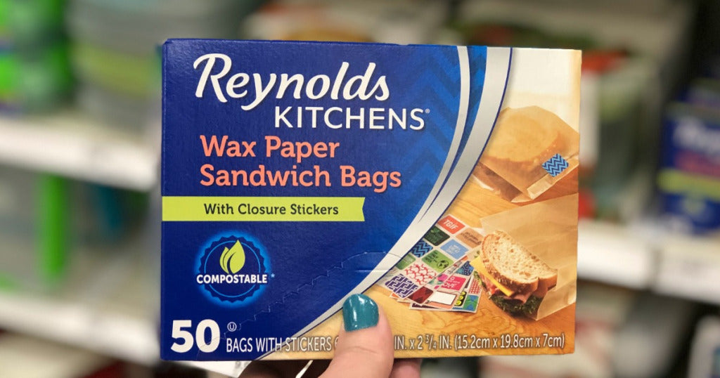 Reynolds Wax Paper Sandwich Bags 50-Count Just $2.59 Shipped on Amazon | Includes Fun Closure Stickers
