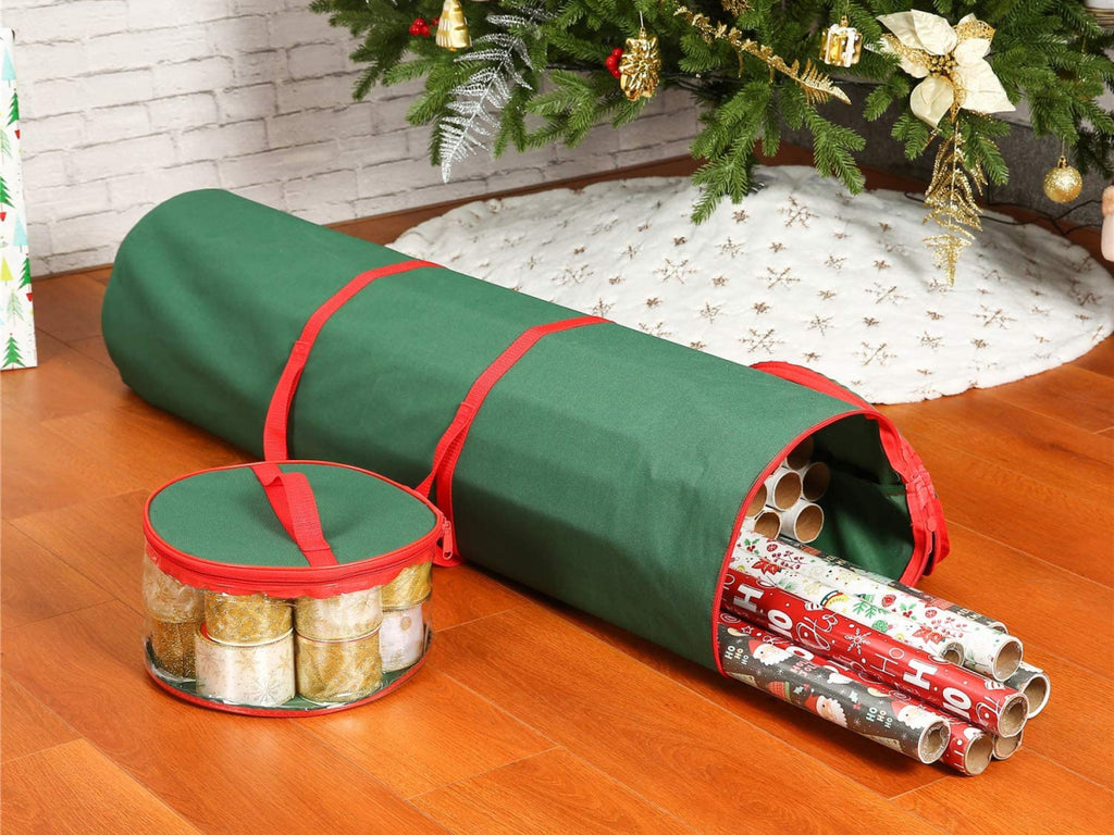 Wrapping Paper Storage Bag Just $6.43 Shipped for Amazon Prime Members | Holds Up to 25 Rolls + Ribbon