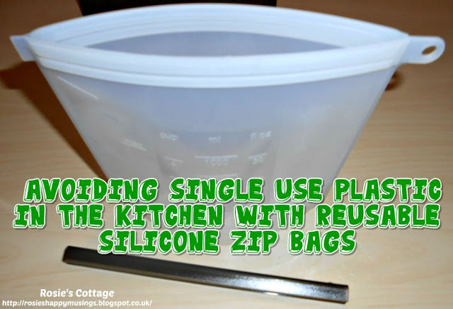 Avoiding Single Use Plastic In The Kitchen: Reusable Silicone Food Storage Bags...
