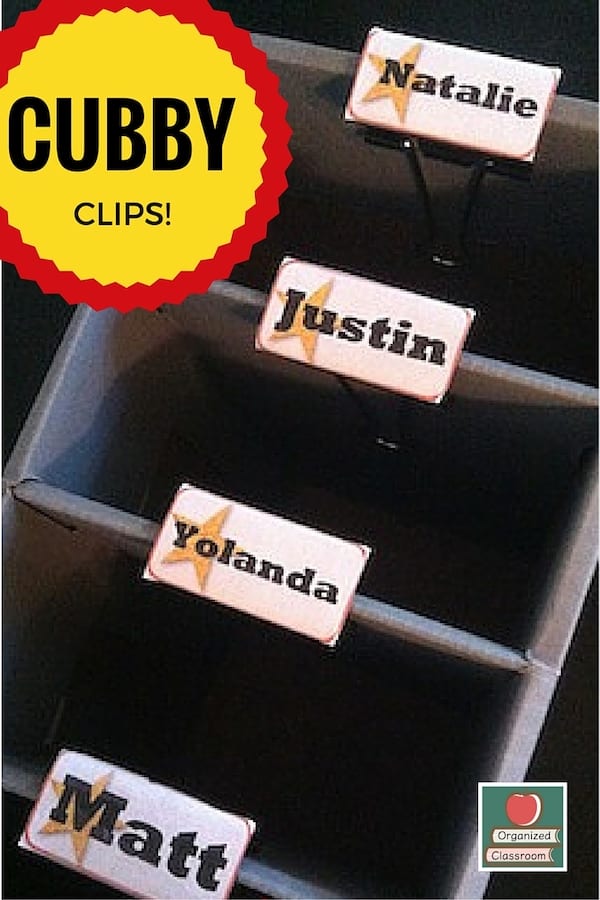 Cubby Clips!