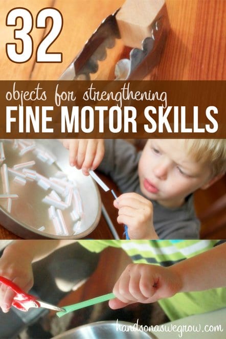 32 Objects for Strengthening Fine Motor Skills