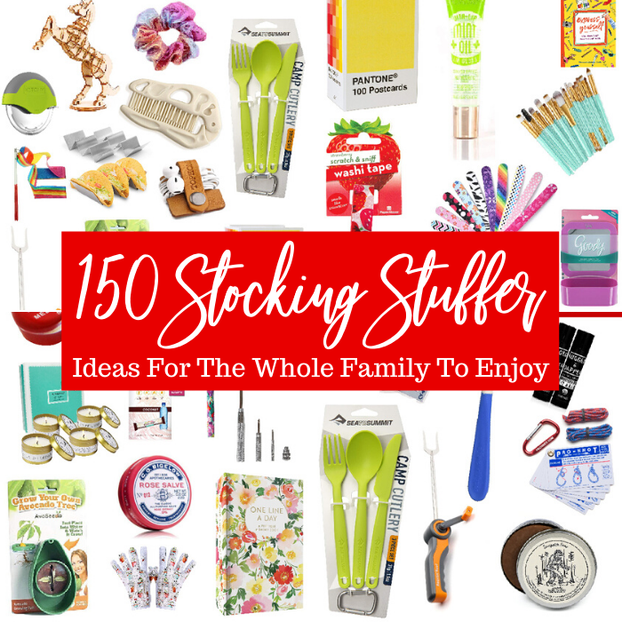 The Ultimate 150 Stocking Stuffer Ideas for Men, Women, Teens & Kids!