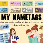 GeekMom: My Nametags: Affordable and Customizable Nametags Designed By You
