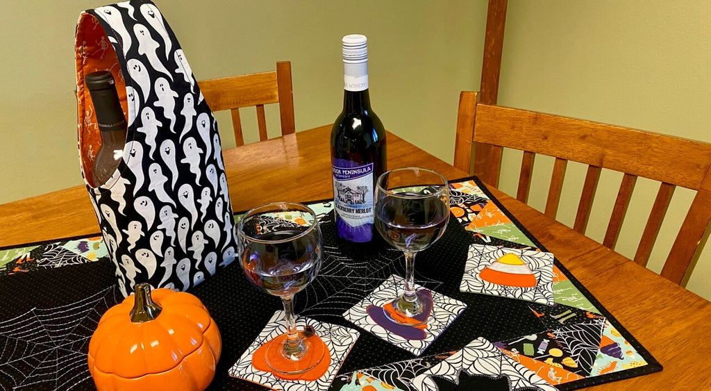 Halloween Wine Tote Sewing Tutorial