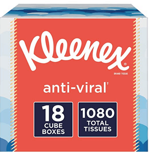 Stock Up on Kleenex Anti-Viral Facial Tissues