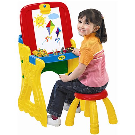 Crayola Play ‘N Fold 2-in-1 Art Studio Easel Desk With Stool & Storage Only $29.99!