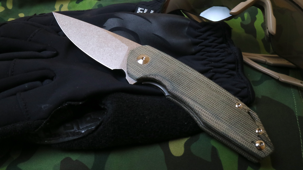 AllOutdoor Review: GiantMouse ACE Corta Green Canvas Micarta