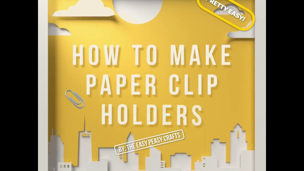 Hello everyone, hope you are having a good day, today I will show you how to make some paper clip holders! These are pretty easy to make but you might need ...