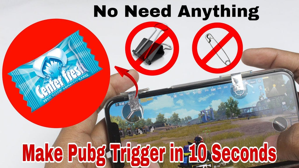 Make PUBG Triggers in 10 Seconds without Safety pin,Binder clip etc WARNING:-This video is intended for scientific and entertaining purpose only.Any actions ...