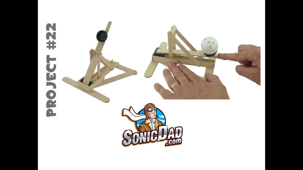 Learn how to make a catapult from popsicle sticks and binder clips