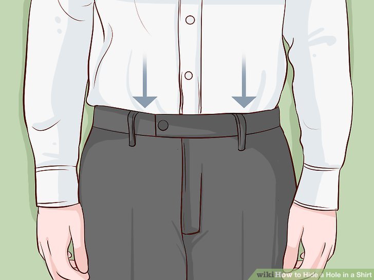 How to Hide a Hole in a Shirt