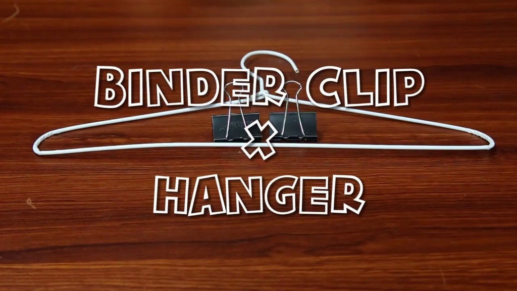 Wanna know how to use binder clip on your papers & hanger? Watch this clip now! ---------------------------------------------- HOW TO offers detailed information ...