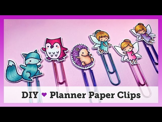 These easy DIY planner paper clips are inexpensive to make and super simple - they can be made with any stamps you have in your stash! Using coordinating ...