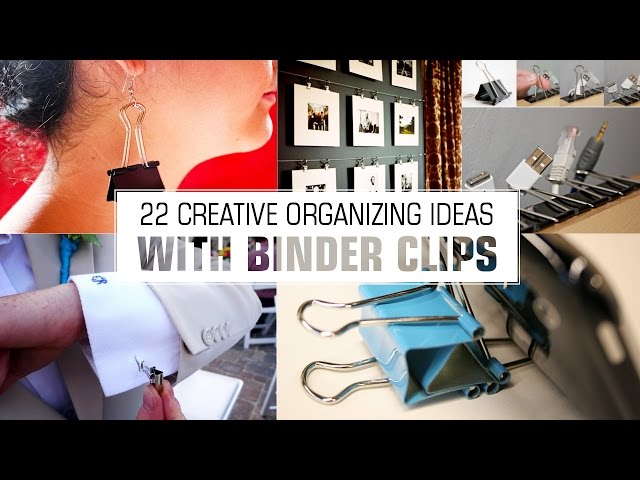 More info related to our binder clips organizing ideas