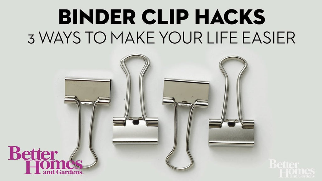 Binder clips aren't just for office supplies