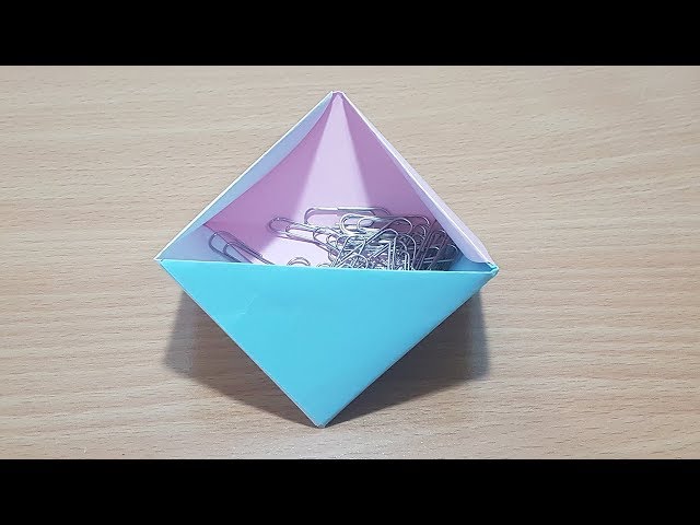 In this video you will learn how to make paper clip holder