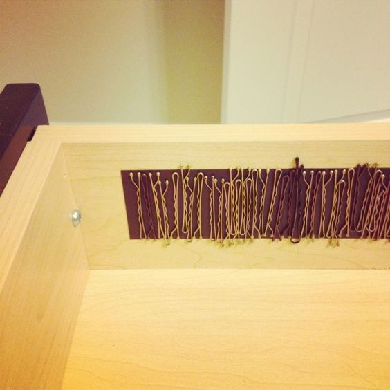 15 Ways To Store Bobby Pins and Hair Ties