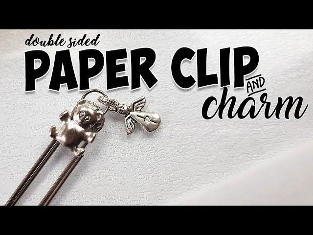 Paper clips with charms for your planner or journal, have you seen a double sided Paper clip before? Are you a mom that's works or loves to go out on play ...