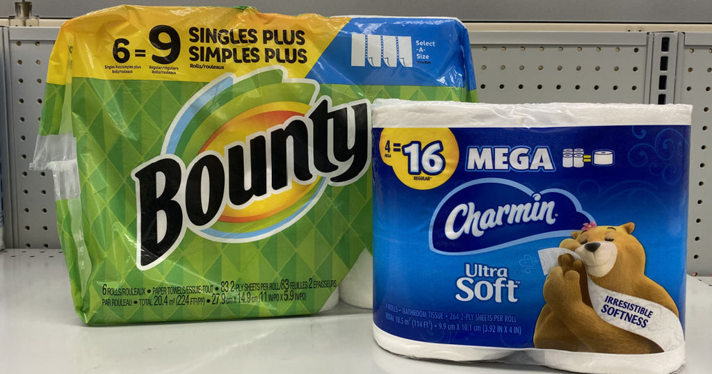 $30 Worth of Charmin & Bounty Household Products JUST $4.46 After Walgreens Rewards & Rebate
