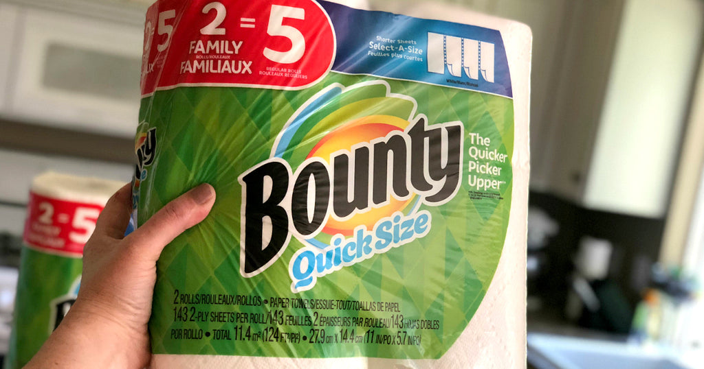 Bounty Family-Size Paper Towels 8-Pack Only $15.53 on Amazon (Like Paying 77¢ Per Roll)