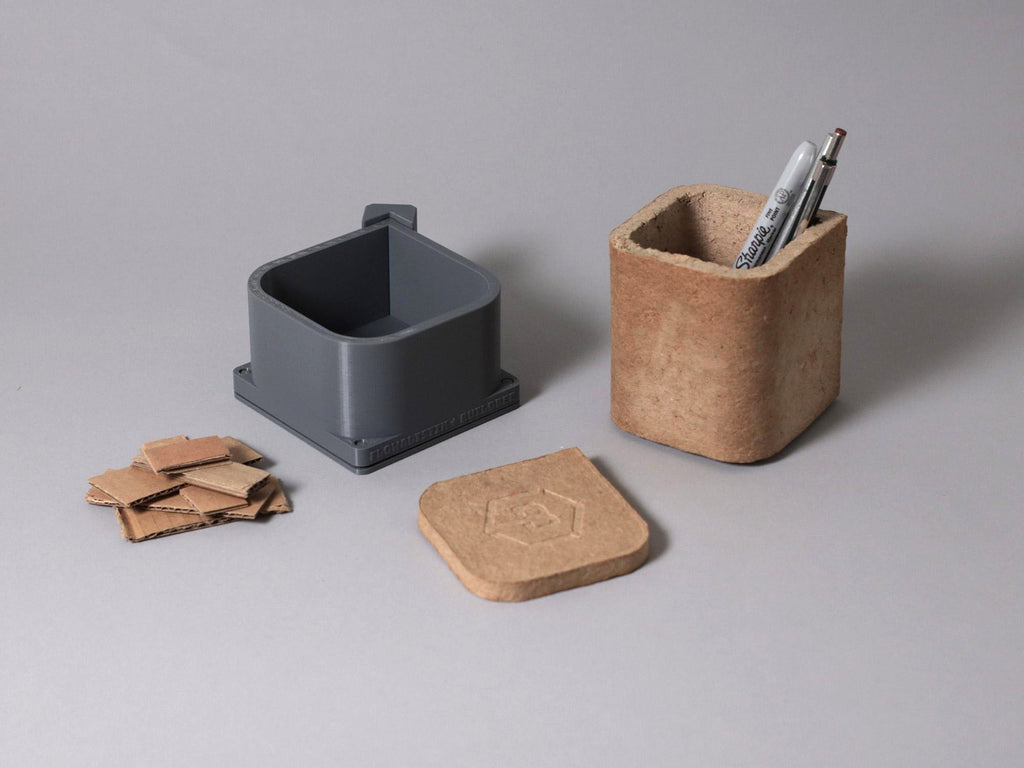 Pulp-Molding: A Use For Cardboard Confetti