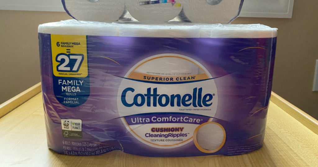 Cottonelle Ultra ComfortCare Toilet Paper Family Mega Roll 36-Count Only $27.86 Shipped at Amazon