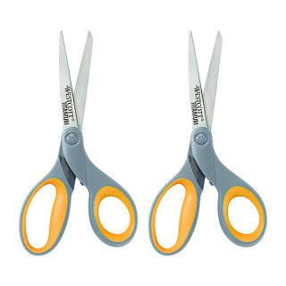 2-Pack Westcott 8" Straight Titanium Bonded Scissors for $4.05 + Free Shipping w/Prime