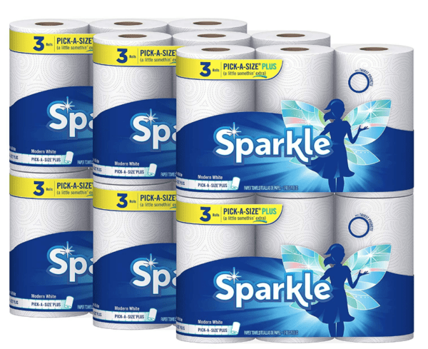 Stock Up Price on Sparkle Paper Towels