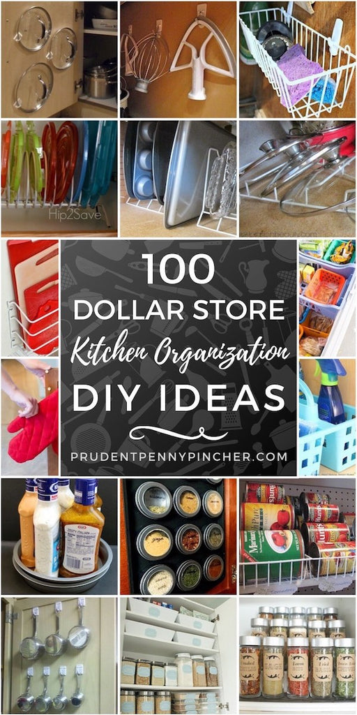 100 Dollar Store Kitchen Organization Ideas