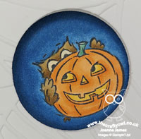 Have A Hoot Peek A Boo Clean and Simple Halloween Card