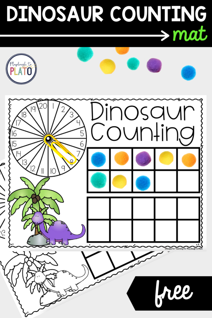 Dinosaur Counting Mat