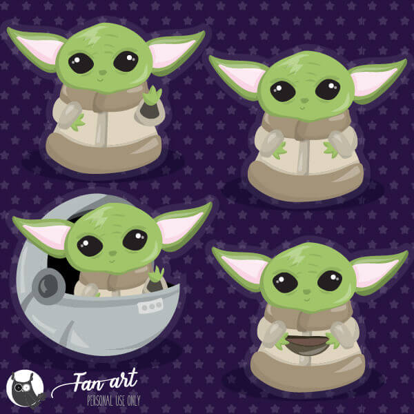 Baby Yoda Freebies