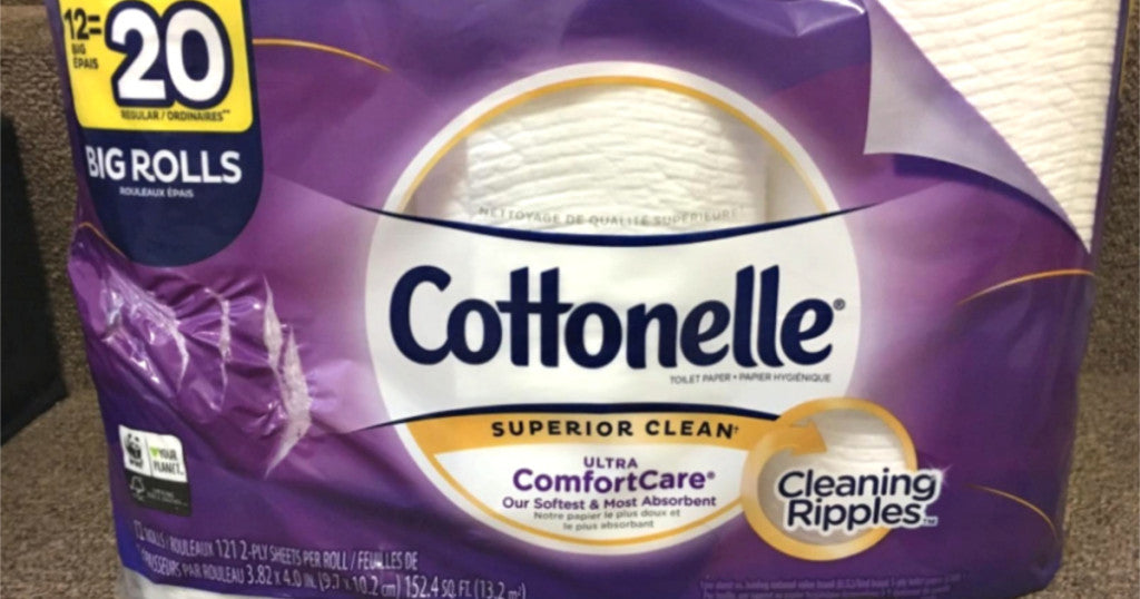 Cottonelle Ultra ComfortCare Toilet Paper 12 Big Rolls Only $4.50 Shipped at Amazon