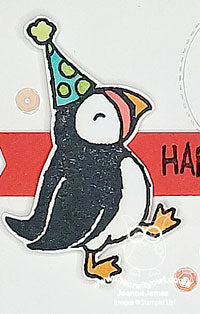 Party Puffin Give It A Whirl Interactive Birthday Card   PP563