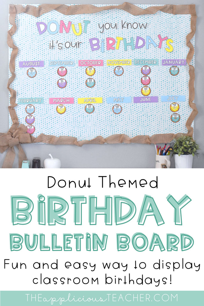 Birthday Bulletin Board: Donut Bulletin Board