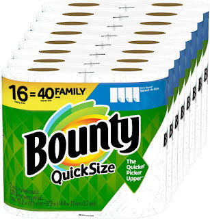 16 Family (40 Regular) Rolls Of Bounty Quick-Size Paper Towels $20.60 - $23.26 + Free Shipping