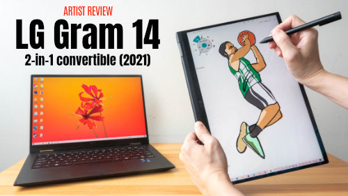 Artist Review: LG Gram 14 2-in-1 (2021) convertible laptop