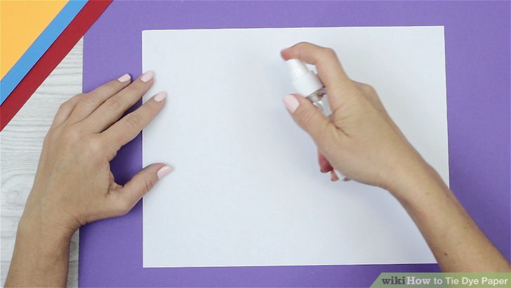 How to Tie Dye Paper
