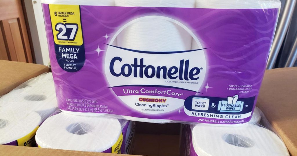 Cottonelle Toilet Paper Family Mega Rolls 24-Count Just $16.95 Shipped on Amazon (Equals 108 Regular Rolls!)