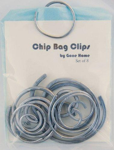 Handmade Chip Bag Clips - Set of 8 by Gone Home