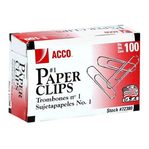 ACC-72380-X0 - Acco Smooth Economy Paper Clip