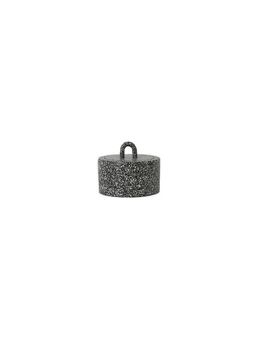 Buckle Jar in black spotted cast iron by ferm LIVING