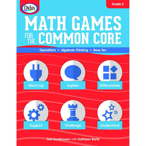 #14609 MATH GAMES FOR THE COMMON CORE GR 2