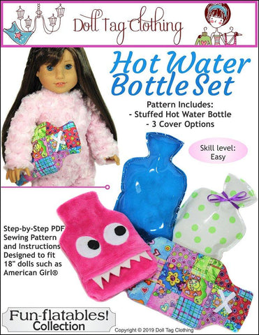 Hot Water Bottle 18" Doll Accessory Pattern
