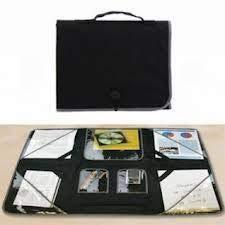 34" Portable And Foldable Organizer Workstation - Black By Jumbl (0460)