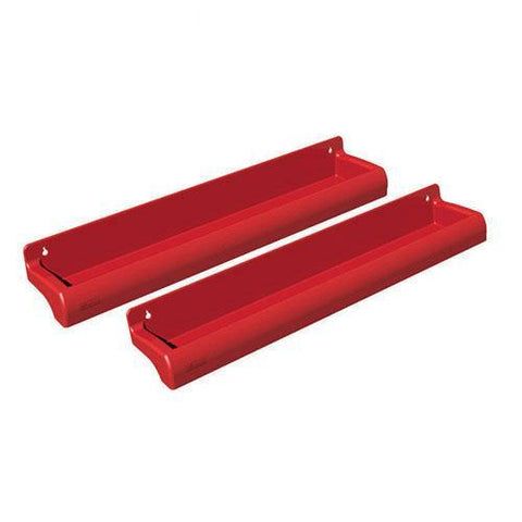 Red Painting Trays