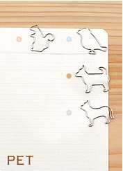 D-Clips Paper Clips 30 Pack - Mixed Animals