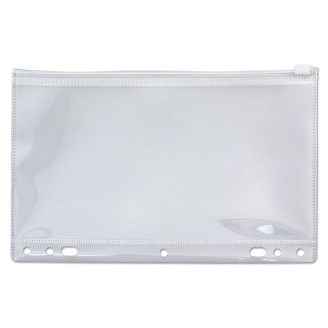 Angler's Zip-All Ring Binder Pocket, 6 x 9 1/2, Clear