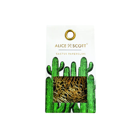Alice Scott cactus paper clips